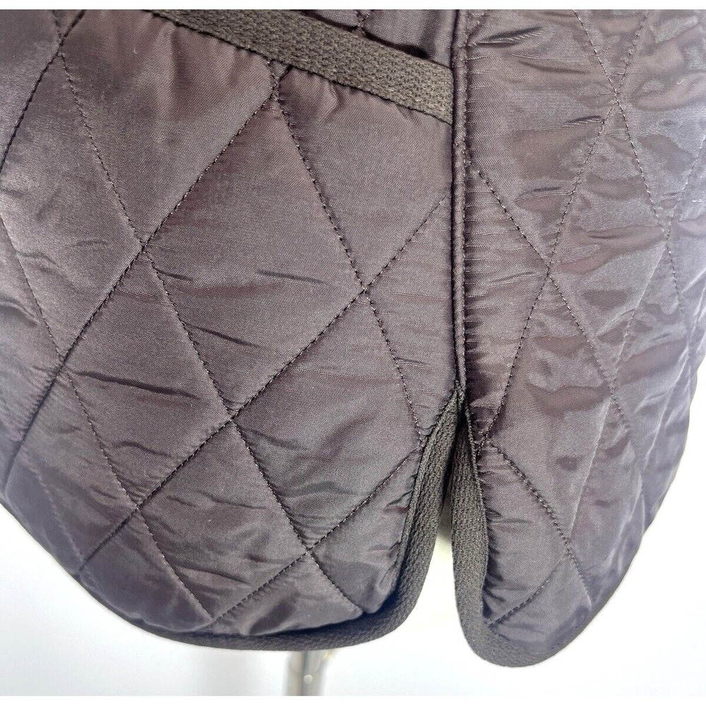 Barbour Womens Brown Quilted Fleece Lined Betty Vest Size 4 US Zip Old Money - Picture 11 of 14